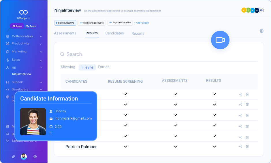 recruitment tools leave note