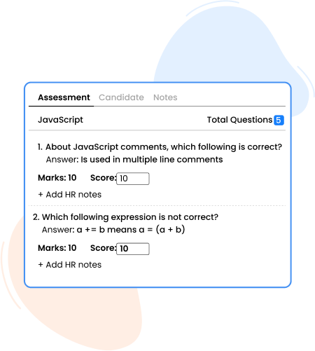 test results